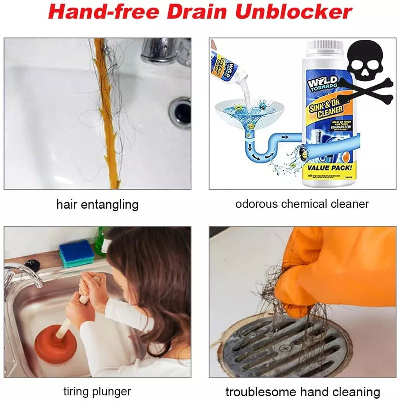 160cm Toilet Snake Tube Unblock Bathroom