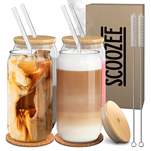 Scoozee Iced Coffee Cup with Lid and Straw