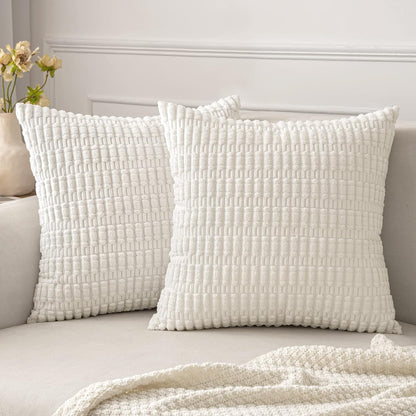 Corduroy Decorative Fall Throw Pillow Covers