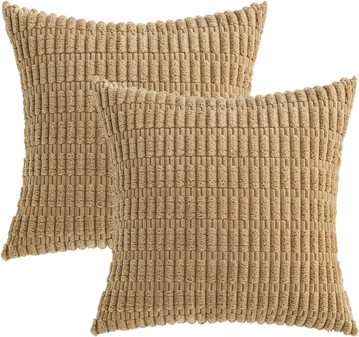 Corduroy Decorative Fall Throw Pillow Covers