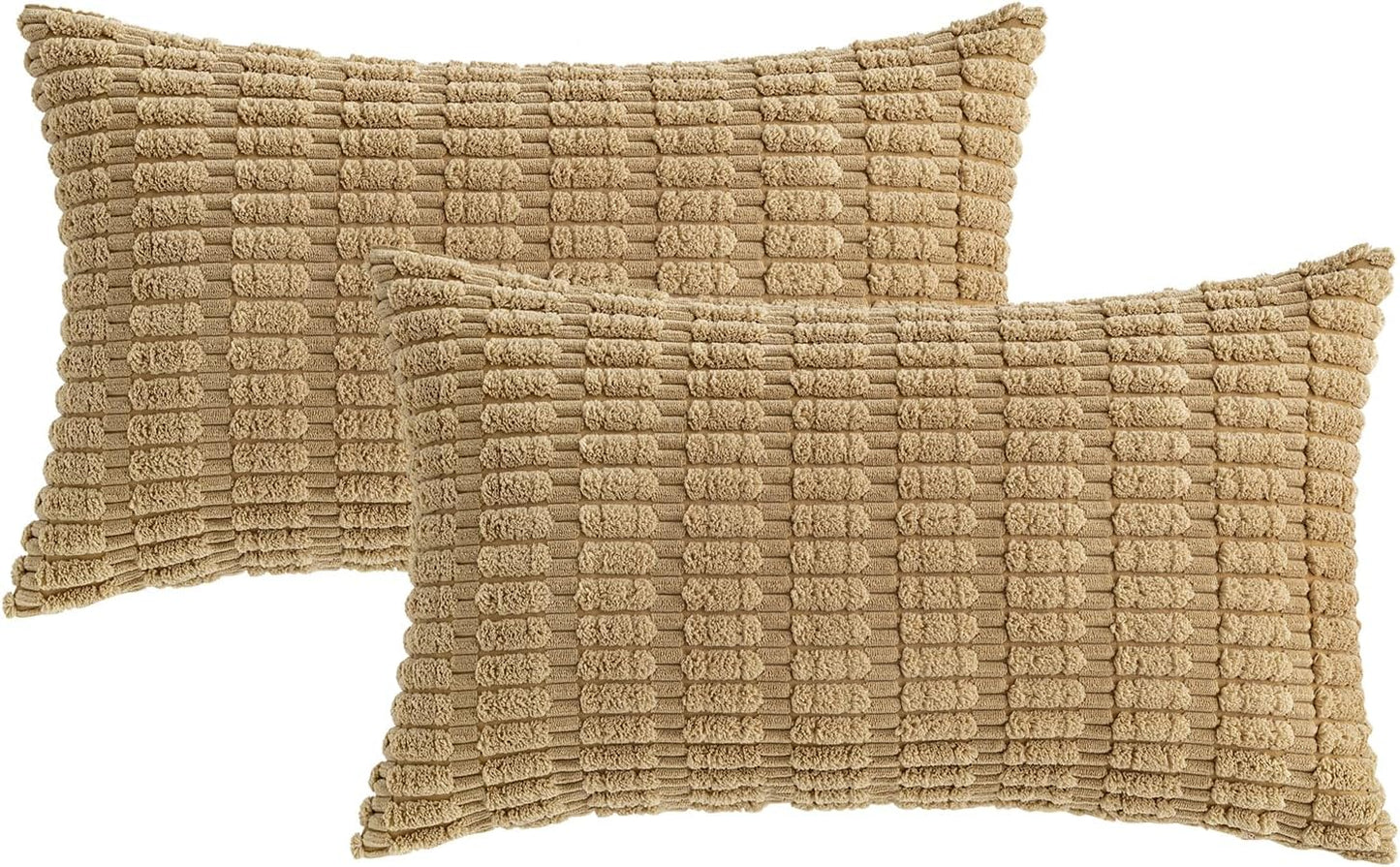 Corduroy Decorative Fall Throw Pillow Covers