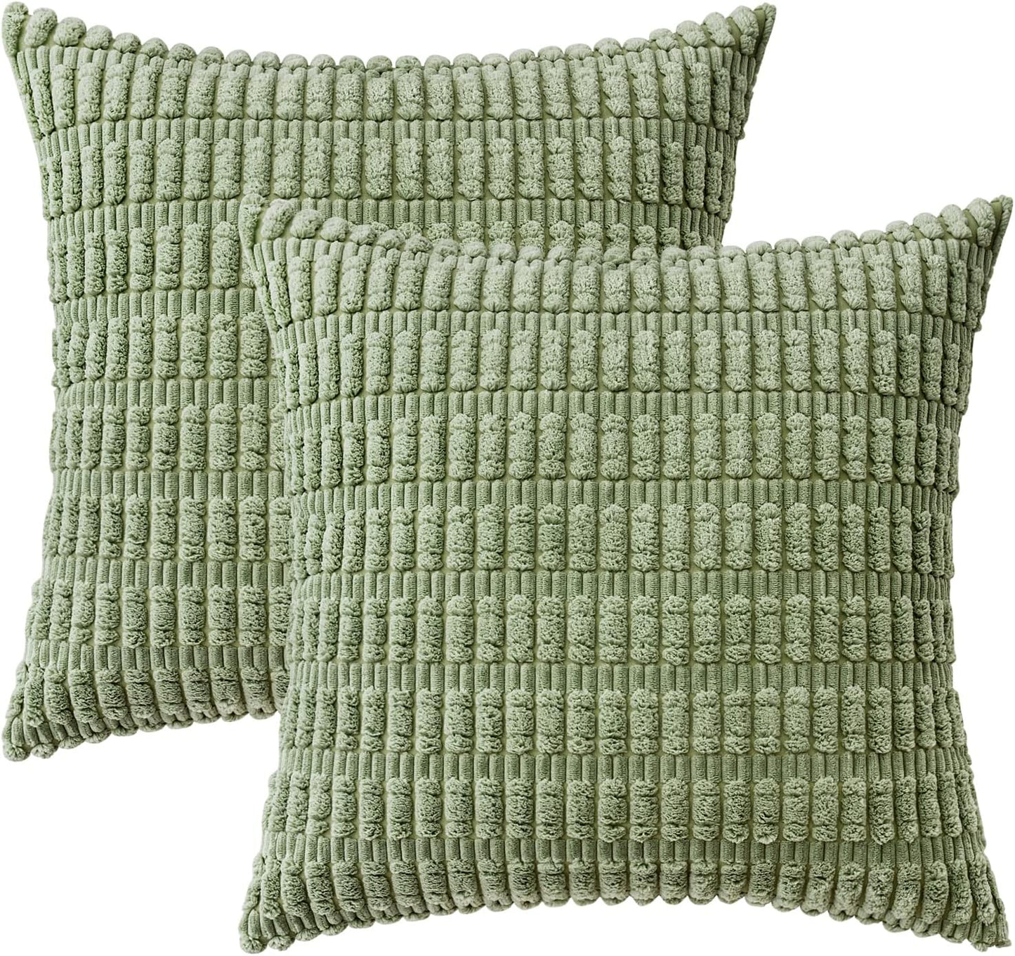 Corduroy Decorative Fall Throw Pillow Covers