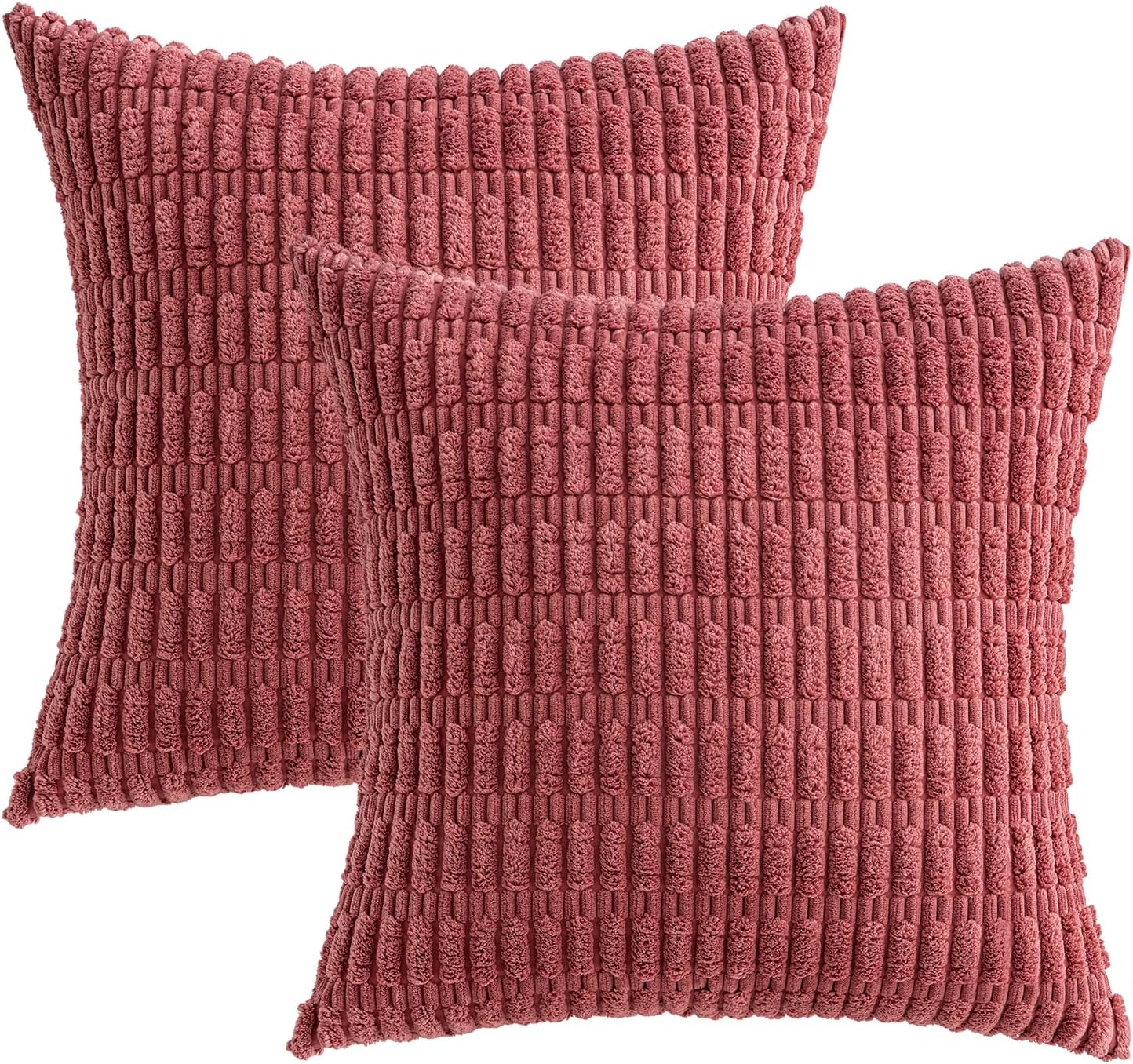 Corduroy Decorative Fall Throw Pillow Covers