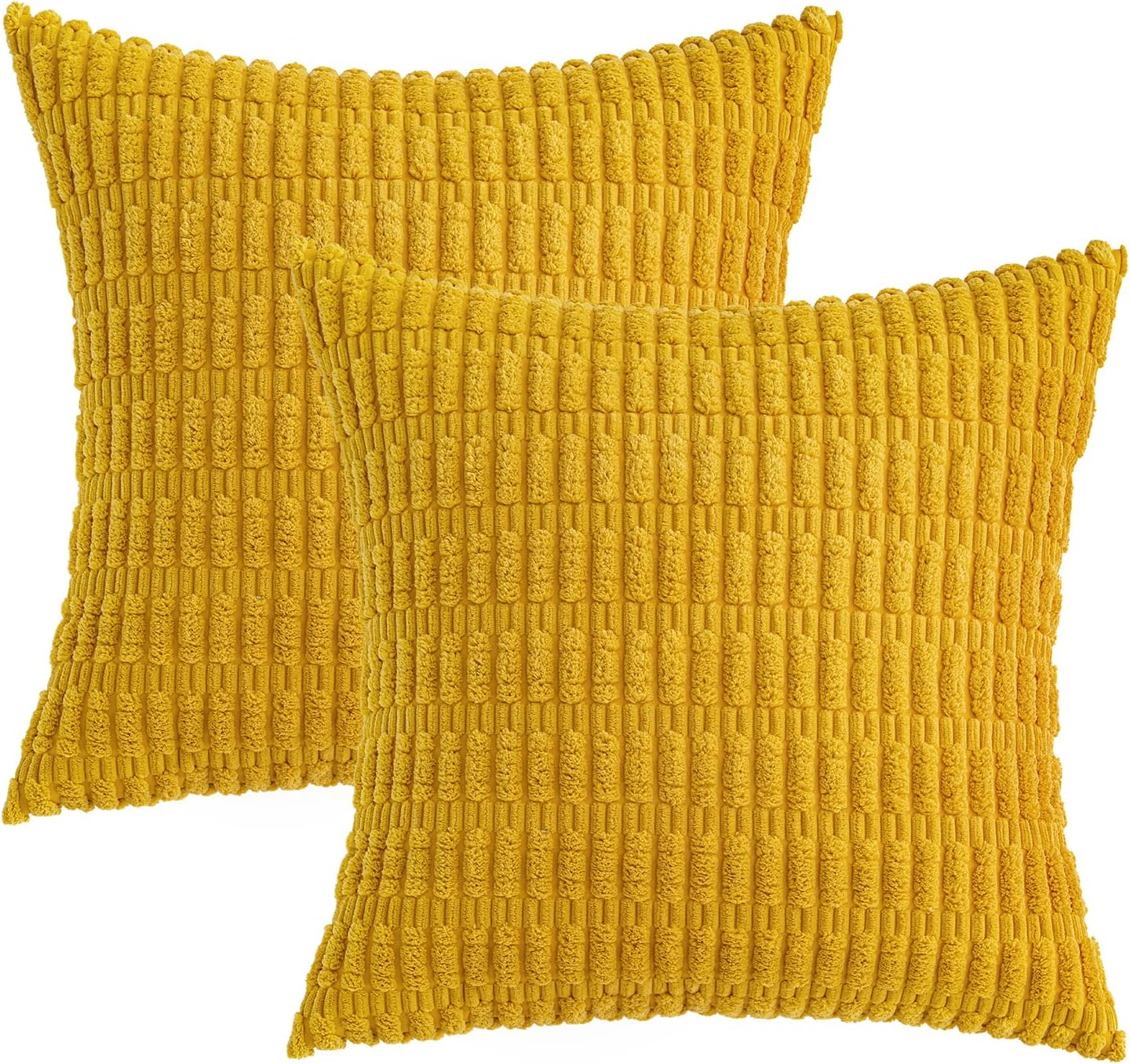 Corduroy Decorative Fall Throw Pillow Covers